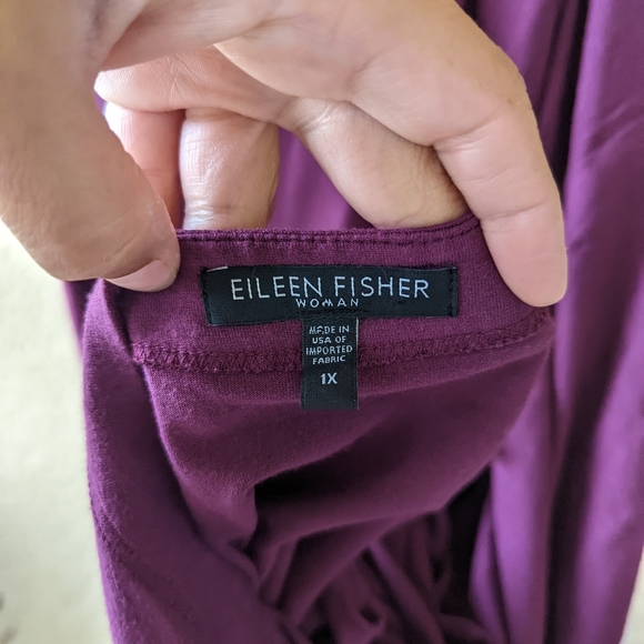 Eileen Fisher jersey knit cowl neck shift dress size 1xl - Picture 5 of 6